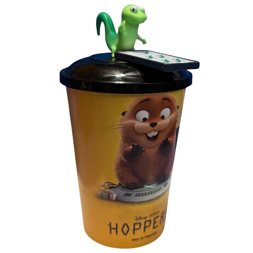 Disney Pixar Hoppers Movie Plastic Theater Popcorn Bucket & Cup Set